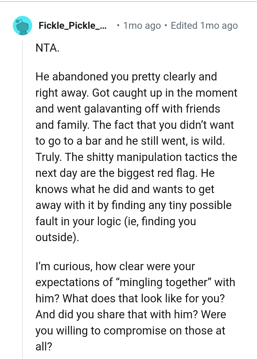 A very wild scenario