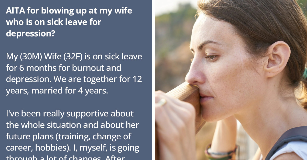 Man Gets Fed With His Depressed Wife's Tidying Up Issues, Blows Up At Her And Regrets It Later