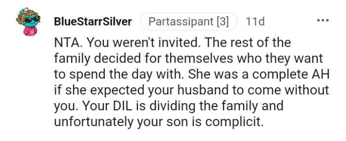 The Rest of the Family Made Their Decision