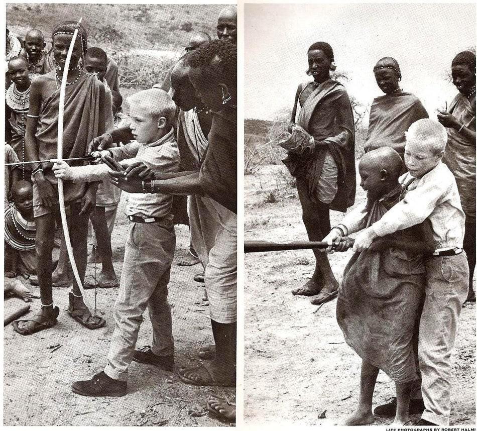 22. “Two boys embracing each other’s culture 1965”