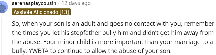 24. Your child is more important than a bully
