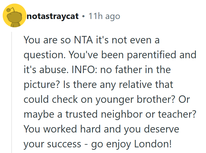 Therapists everywhere just nodded in unison at the word ‘parentified'!