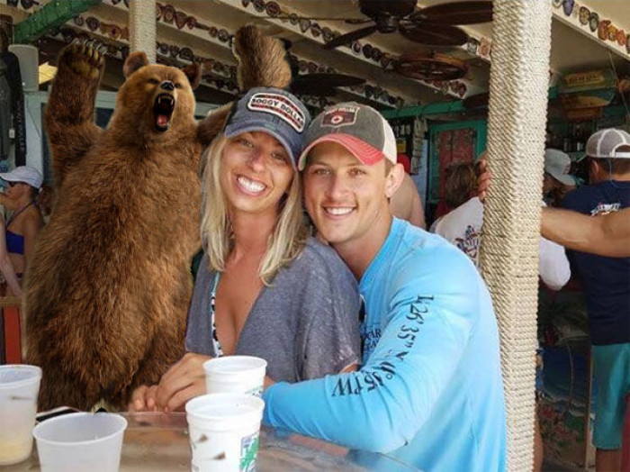 1. Posing for the camera... Yeah