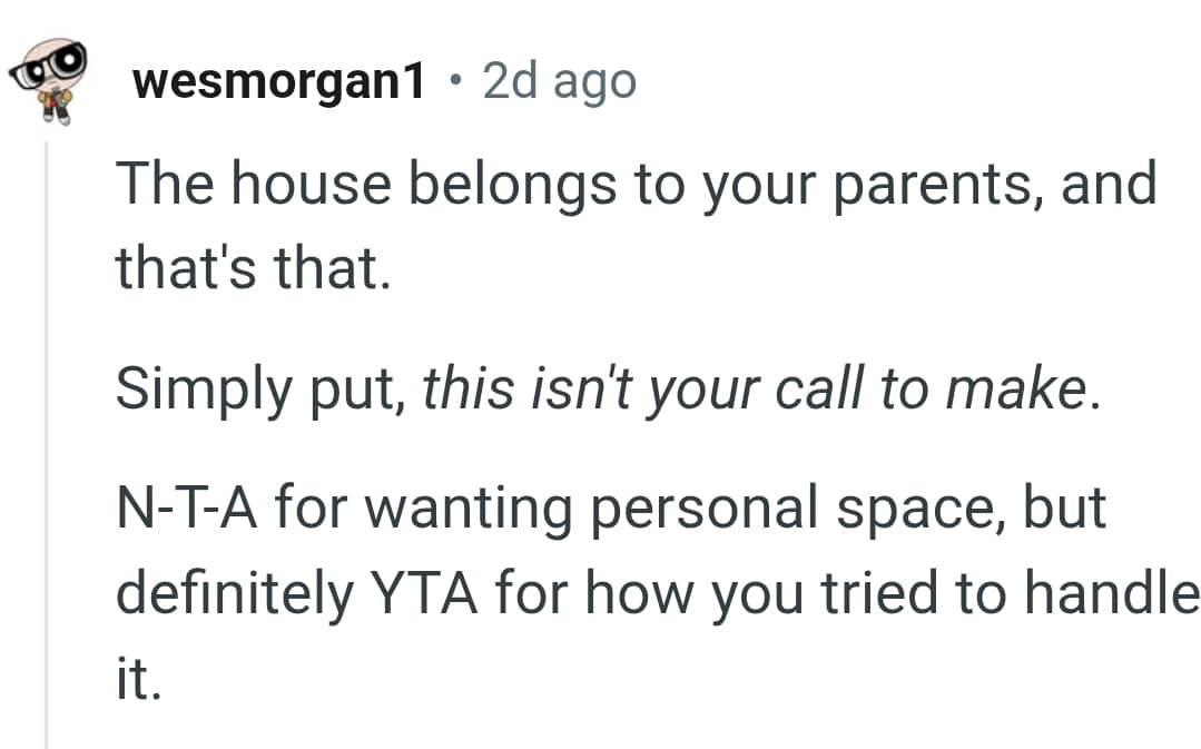 This Is Not the OP's Call to Make