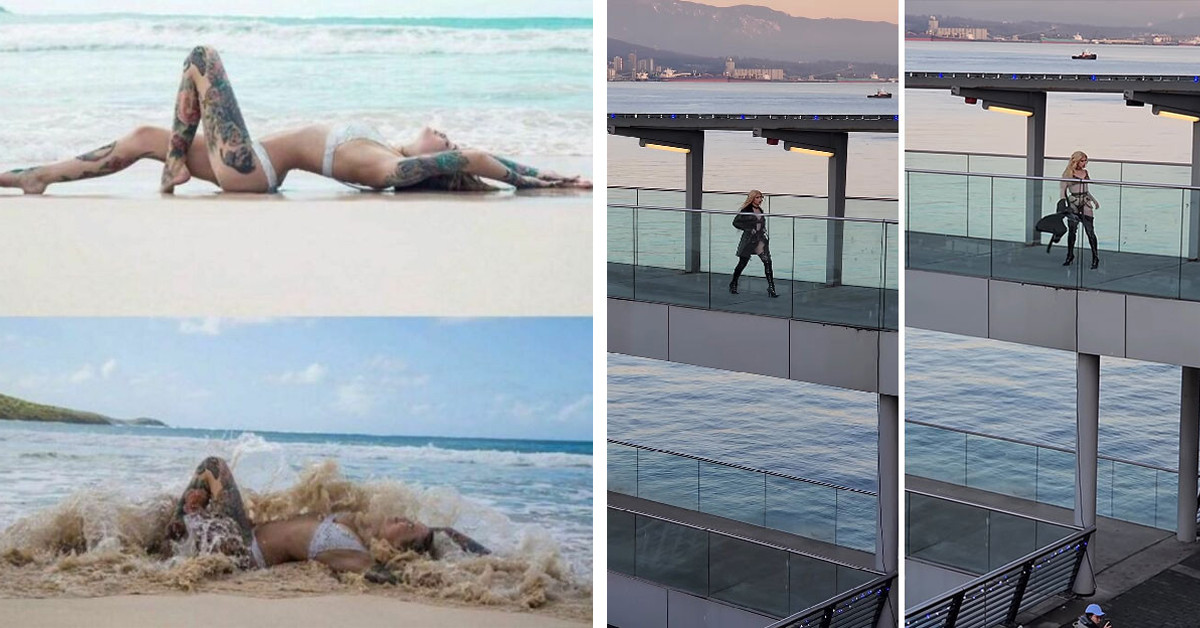 30 Instances of Influencers Caught In The Open, Unveiling The Extremes They Go To Capture The Perfect Shot