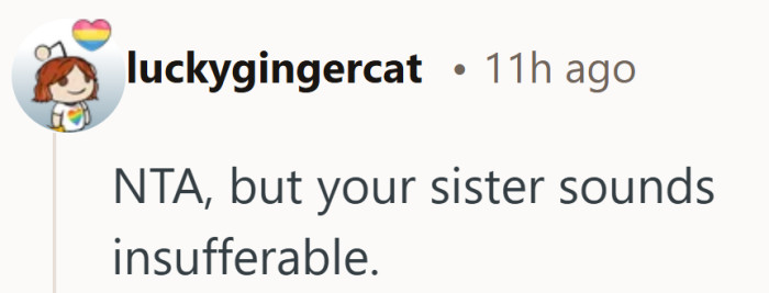 Short, sharp, and probably what half the group chat was thinking anyway.