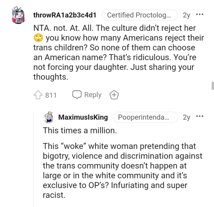 The OP Is Not Forcing Her Daughter but Merely Sharing Her Thoughts