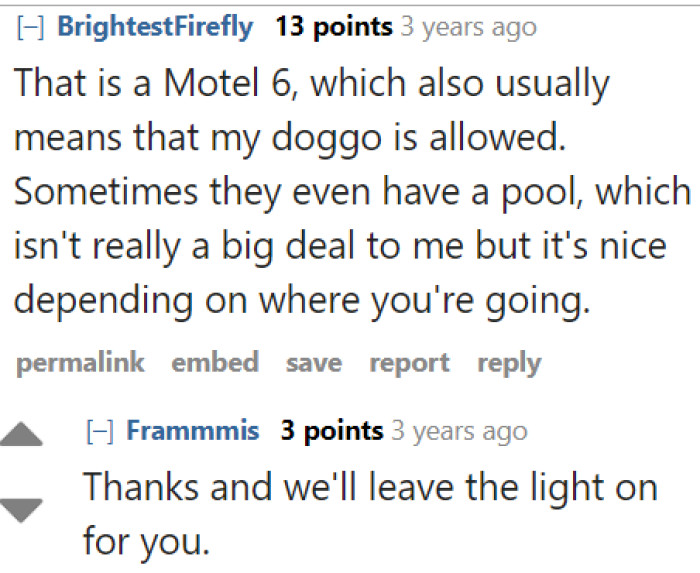 It's a room in Motel 6, according to one Redditor.