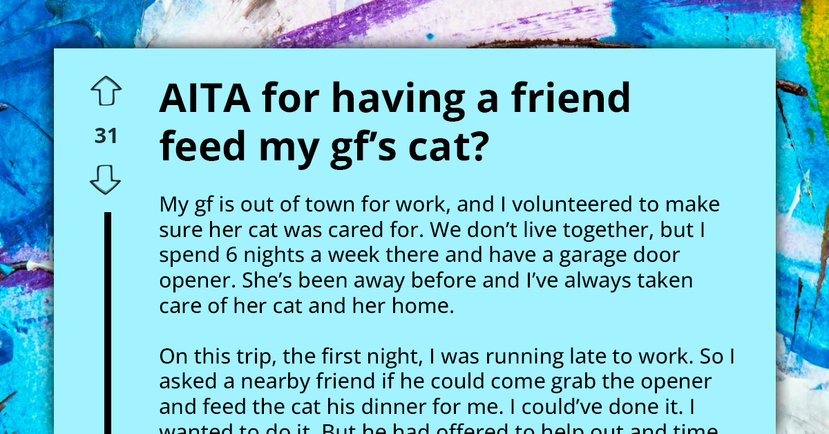 Man Criticized For Delegating Girlfriend's Cat Feeding Duties To Friend While Running Late For Work, Ignites Threats Of Breakup