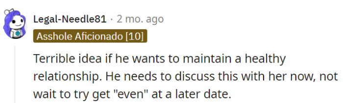 Instead of waiting for a later 