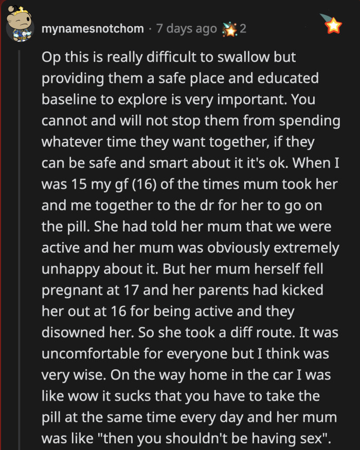 A Redditor shared their own illuminating experience which can potentially help OP see things from another perspective