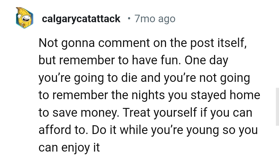 Let's head into the comments section and find out what other Redditors have to say