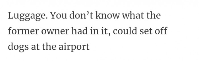 21. Luggages
