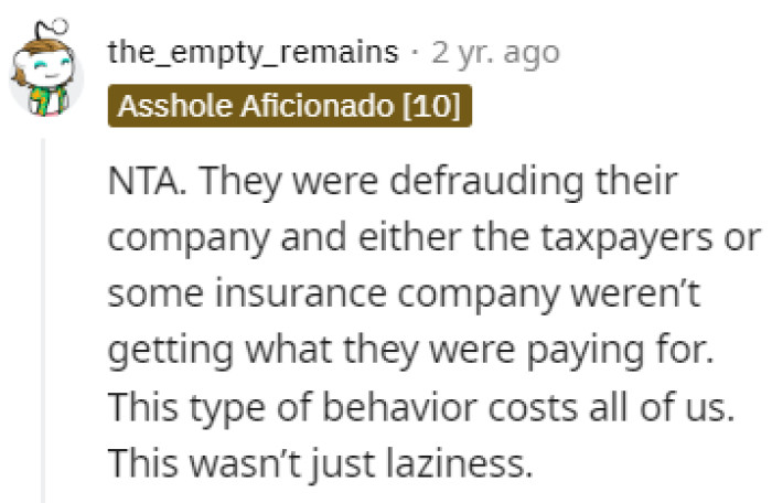 More than just laziness