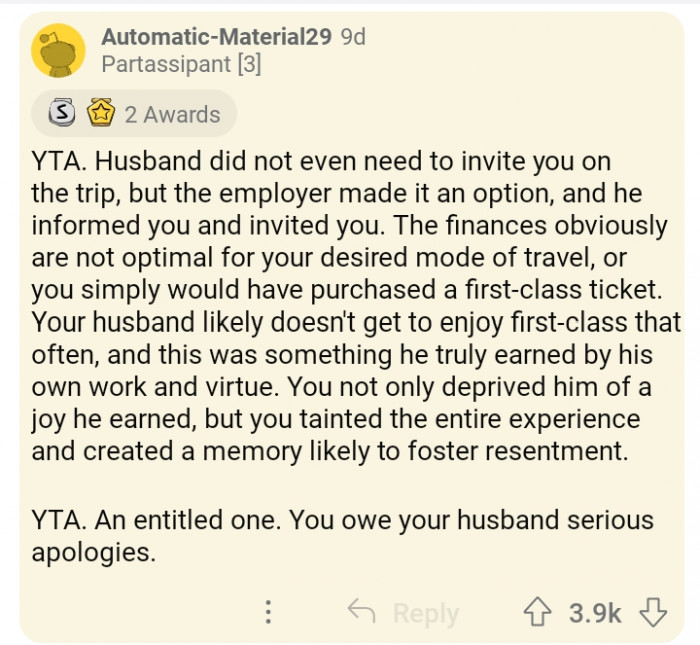 #18 You deprived him of joy, and this experience would likely create resentment.