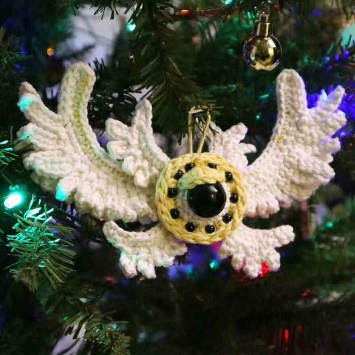 "I Crocheted An Angel Ornament For The Tree"
