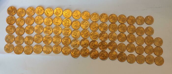 39. Gold coins were found at the bottom of a coal container after the owner of the house decided to renovate