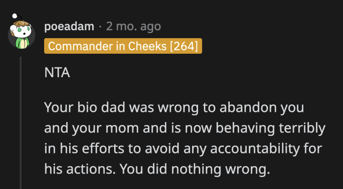 Right now, his anger is misdirected because he thought he had escaped from his lies.