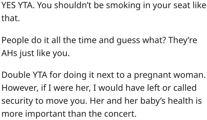 19. They should have gotten security to boot her out.