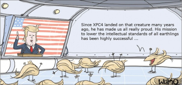 5. The former president's supporters