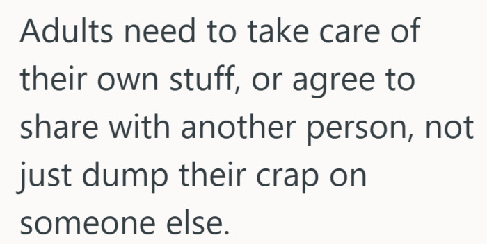 Turns out the real rule is simple. Carry it yourself or talk it through first.