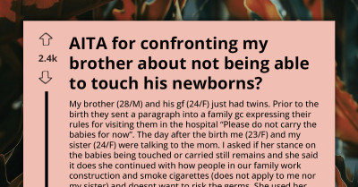 Uncle Is Furious Over Strict Rules For Newborns… Except For Her Family