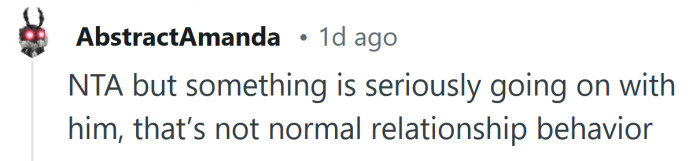 That's not normal behavior.