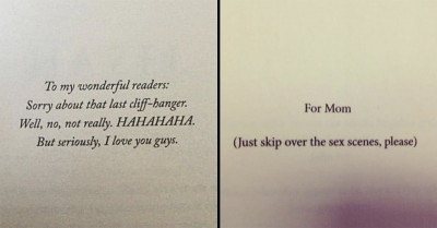 Viral Twitter Posts Share 18 Of The Wildest Book Dedications