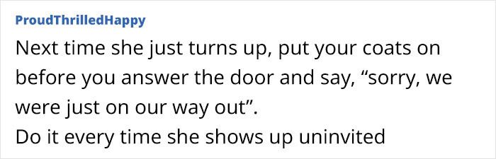 Here's how the community in Mumsnet reacted to OP's dilemma: