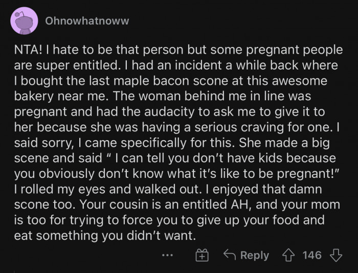 Some pregnant women need to chill.