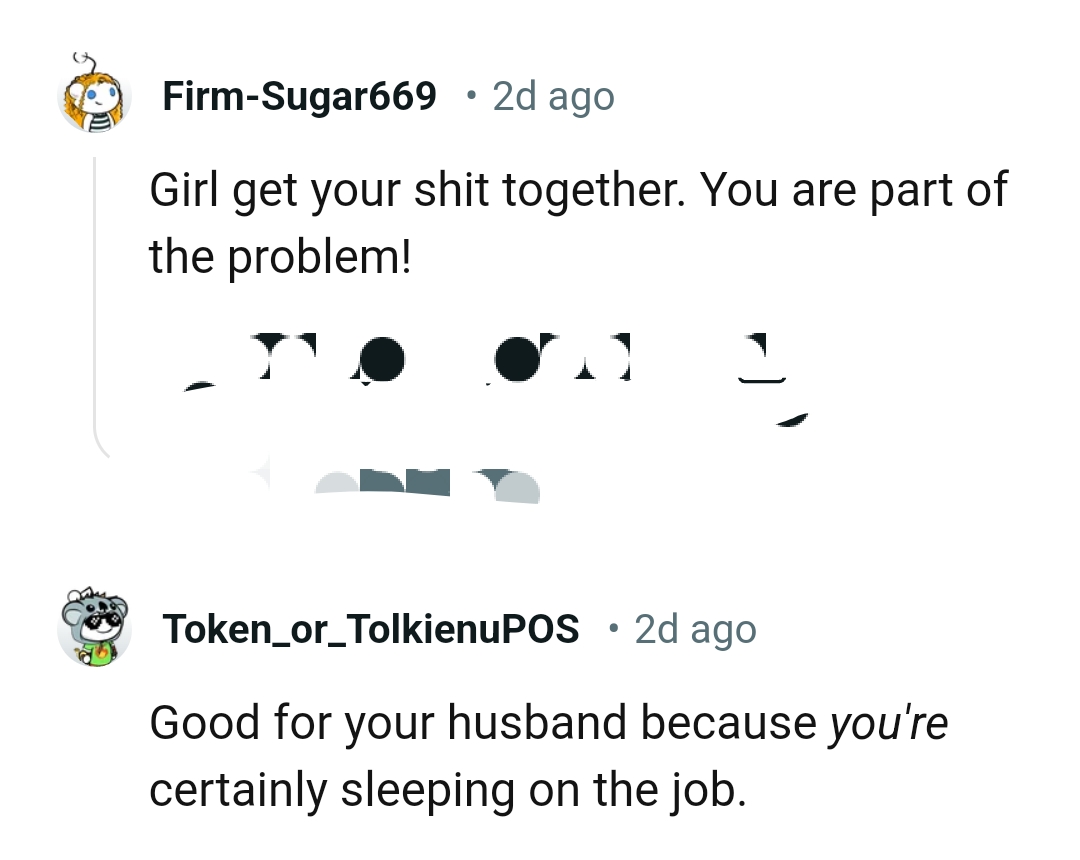 The OP is certainly sleeping on the job