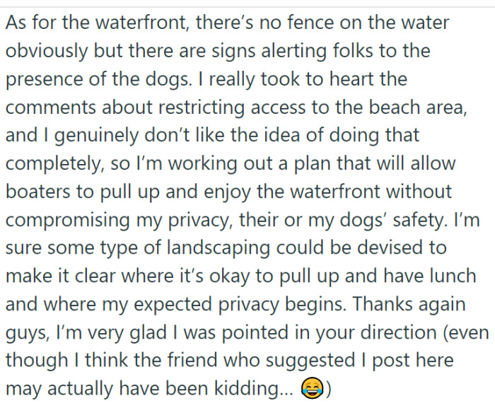 Thanks to Reddit, OP sees some things more clearly now.