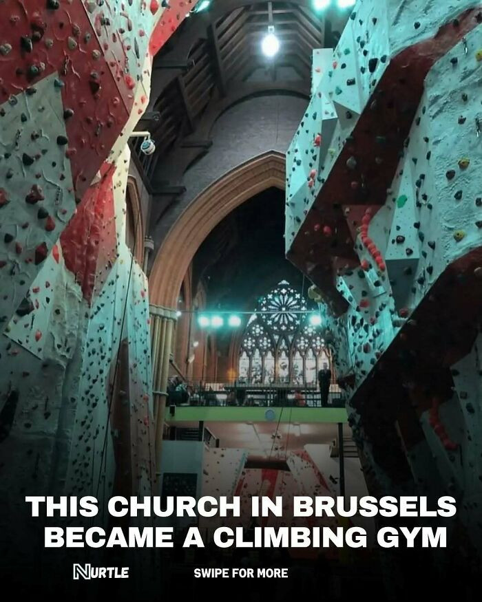 From Church to Climbing Wall