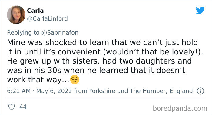 30. Oh, to just hold it in...