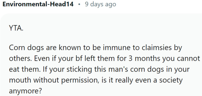 This Redditor had something funny to say: