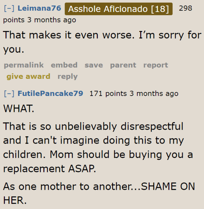 Whether she bought it or not, as long as she owns the book, the mother has no right to lend it to someone else.