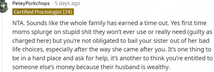 9. The whom family has earned a time out