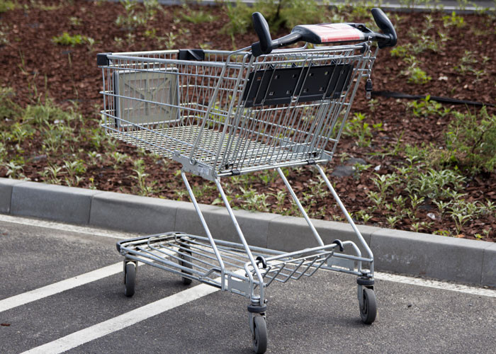27. Not returning the shopping cart to the corral. It shows that they're too lazy and self-centered to do a small task that prevents damage to someone else's property.