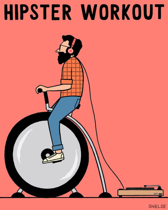30. Hipster Workout
