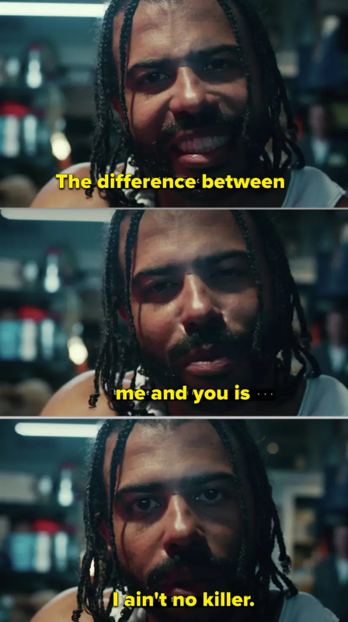 5. The Blindspotting movie, when Collin confronted the officer and rapped his soliloquy