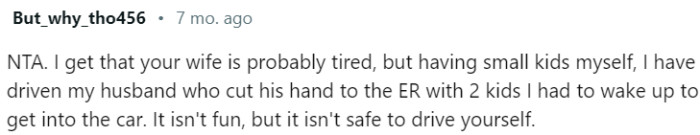 Driving oneself in a risky condition can pose dangers