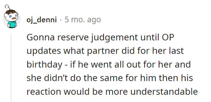 Sometimes the best gift is a well-matched celebration in return.