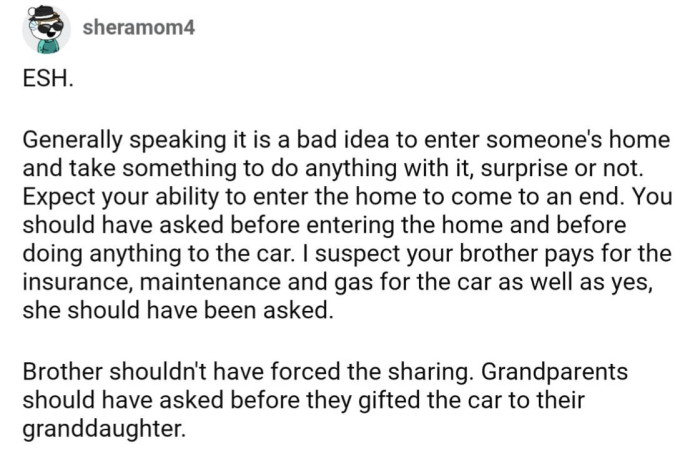 I feel like this is the best take - everyone acted like a jerk in different ways