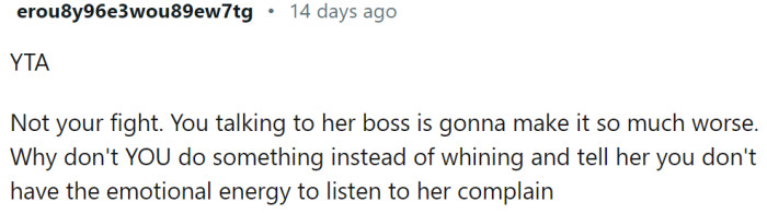 Maybe OP should do this: