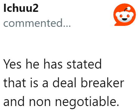 The boyfriend's response just proves how shallow he is.