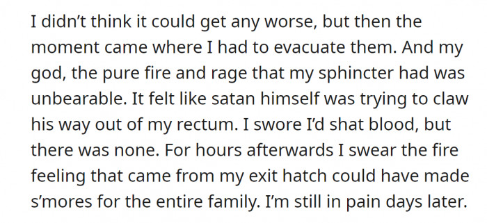 And yep, here it is! We feel sorry for OP, but this is just hilarious!