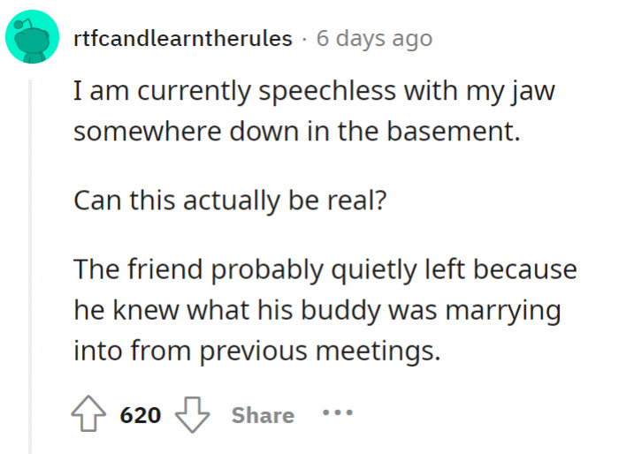 Is this real? OP was probably a red flag even before this incident.