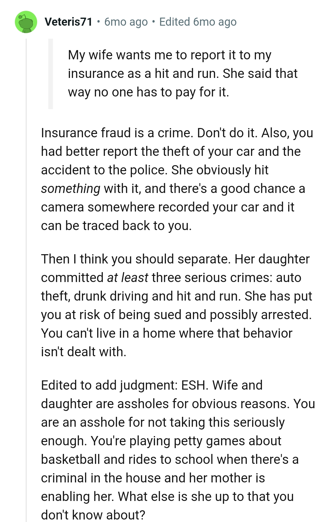Insurance fraud is a crime