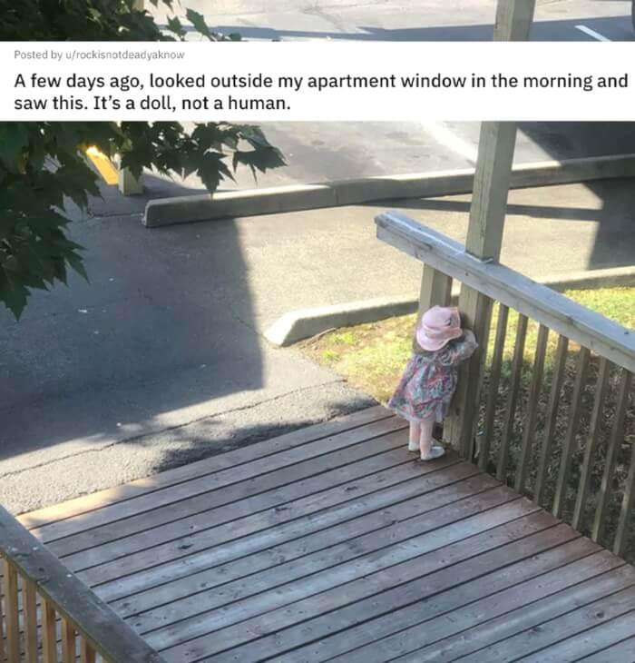 15. I would have freaked out because this just looks way too real.