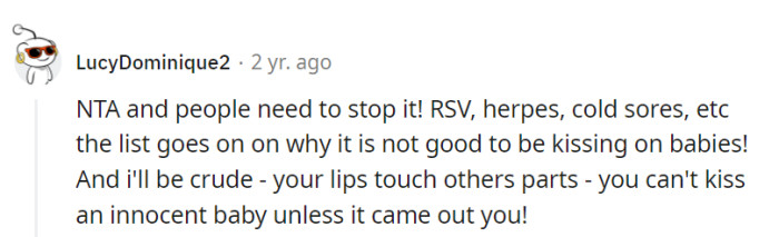 Lips have their own borders when it comes to smooching!